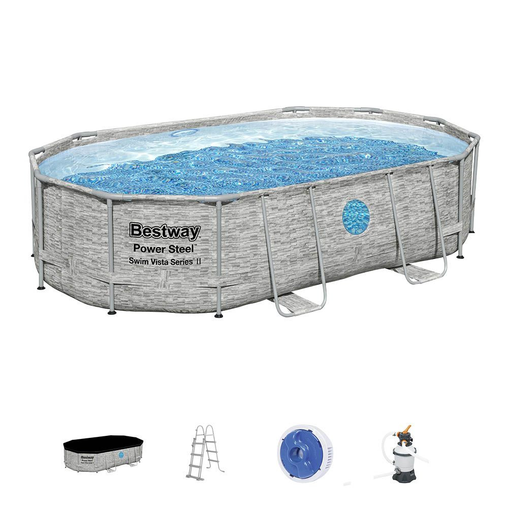 Bestway Aruba Rattan Hat S F Mv Zas Ov Lis Medence Szett Ab