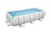 Bestway CAPRI szögletes fémvázas medence szett 404 x 201 x 100 cm