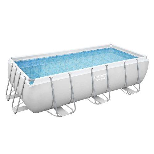 Bestway CAPRI PRO szögletes fémvázas medence szett 404 x 201 x 100 cm