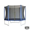 GTR PRO Blue Sky Trambulin kék, védőhálóval, 183 cm