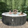  Avenli Vancouver fa mintás felfújható jakuzzi, 204 × 70 cm, 1000 liter