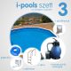 I-POOLS 3 kerek fémfalas medence szett 3,5 x 1,2 m