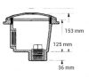 Fenékürítő betonos medencéhez 1 1/2"